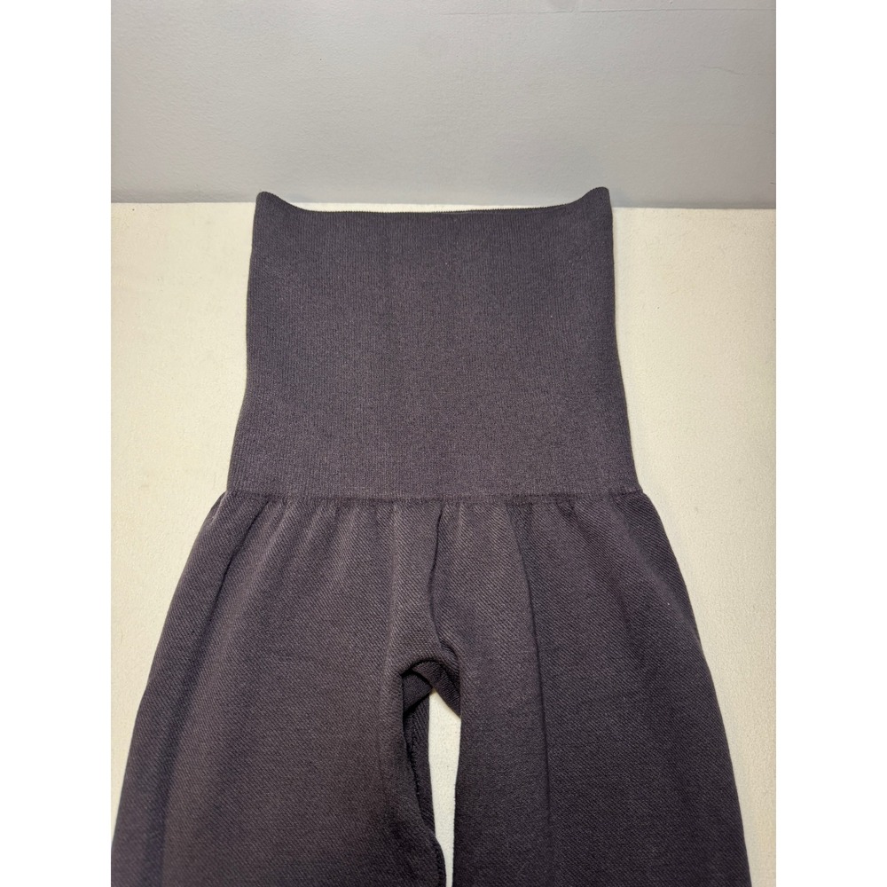 Yelete Womens‎ High Waisted Seamless Leggings Charcoal Gray One Size Compression